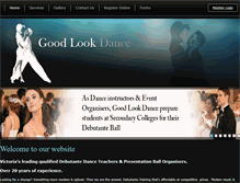 Tablet Screenshot of goodlookdance.com.au